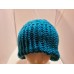 TYD-1205 : Teal Handmade Knitted Oversized Slouchy Chunky Hat at HatsForDogs.com