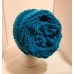 TYD-1205 : Teal Handmade Knitted Oversized Slouchy Chunky Hat at HatsForDogs.com