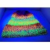 TYD-1210 : Knitted Double Brim Fun Blacklight Neon Slouchy Hat at HatsForDogs.com