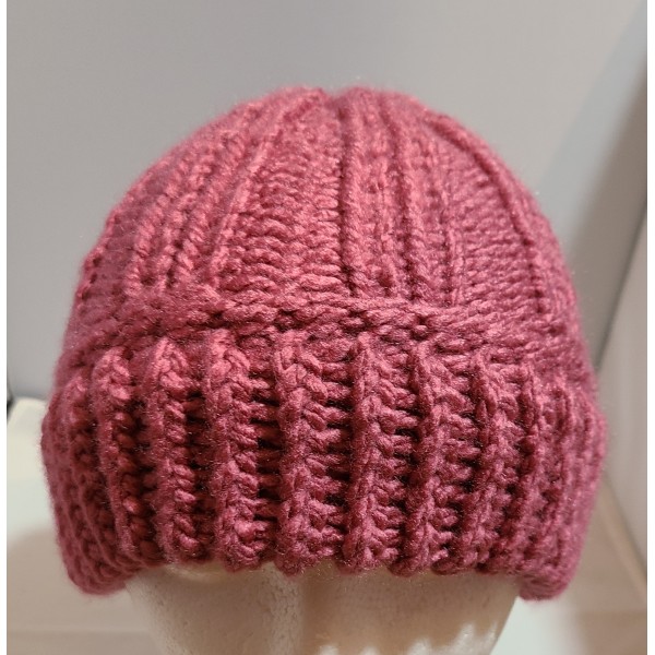 Children's Handmade Knitted Double Brim Beanie