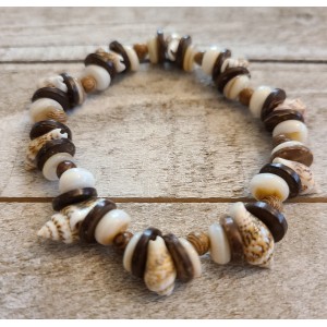 TYD-1220 : Sea Shell Stretchy Bracelet at HatsForDogs.com