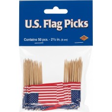 50 pcs American Flag Toothpicks Patriotic Cupcake Toppers 4th of July Party Picks 50 pcs American Flag Toothpicks Patriotic Cupcake Toppers 4th of July Party Picks