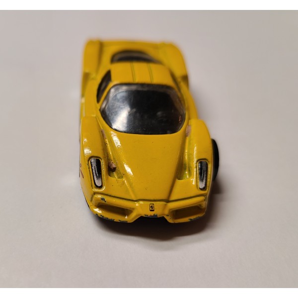 Hot Wheels Enzo Ferrari Yellow 2002 Mattel Malaysia Diecast Car Loose