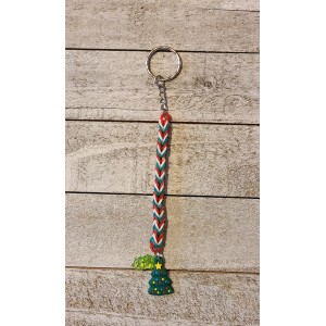 JTD-1018 : Christmas Rubber Band Keychain at HatsForDogs.com