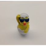 Vintage 2001 Topps Yellow Easter Duckling in Egg with Sunglasses Figure Vintage 2001 Topps Yellow Easter Duckling in Egg with Sunglasses Figure
