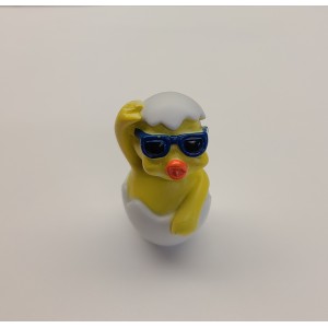 JTD-1036 : Vintage 2001 Topps Yellow Duck with Sunglasses at HatsForDogs.com