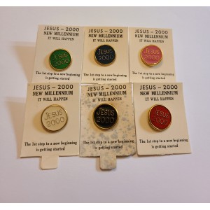 RDD-1003 : Jesus 2000 Collectible Movie Pins - Assorted Colors at HatsForDogs.com