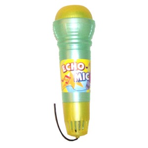 RTD-1008 : X-Large ECHO MIC - Green / Yellow Toy Microphone at HatsForDogs.com