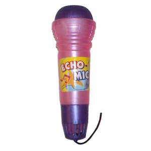 RTD-1009 : X-Large ECHO MIC - Pink / Purple Toy Reverb Microphone at HatsForDogs.com