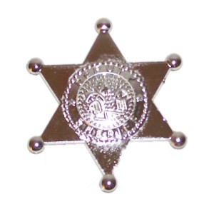 RTD-1237 : Plastic Deputy Sheriff Badge at HatsForDogs.com