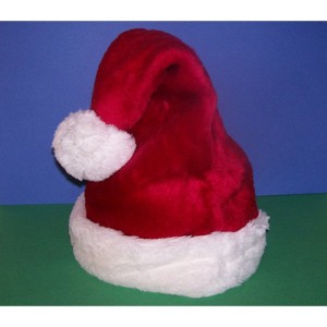RTD-1244 : Deluxe Plush Christmas Santa Hat for Adults and Children at HatsForDogs.com
