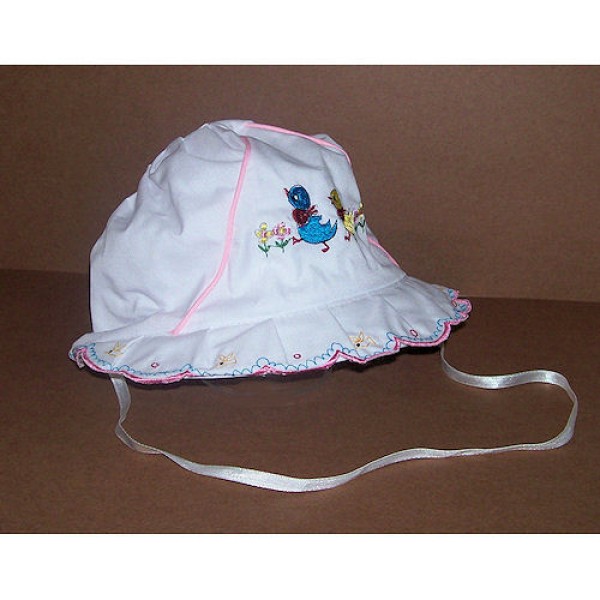 Easter Bonnet - Pink Trim - Medium
