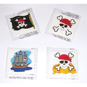 RTD-1398 : Pirate Tattoos 36-pack at HatsForDogs.com