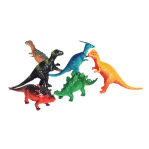 RTD-1492 : Assorted Small 2 inch Plastic Dinosaurs at HatsForDogs.com