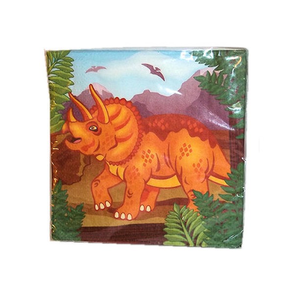 16 pc Dinosaur Beverage Napkins 16 pc Dinosaur Beverage Napkins