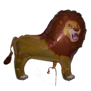 RTD-1502 : Lion - 32 inch Mylar Zoo Animal Balloon at HatsForDogs.com