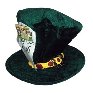 RTD-1634 : Disney Deluxe Mad Hatter Hat - Alice in Wonderland at HatsForDogs.com