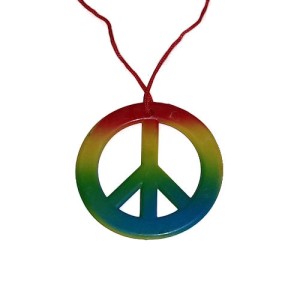 RTD-1673 : Peace Sign Necklace at HatsForDogs.com