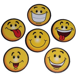 RTD-1676 : Smiley Happy Face Emoji Magnets at HatsForDogs.com