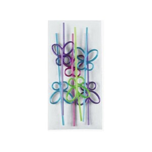 RTD-1833 : Butterfly Shaped Fun Straws at HatsForDogs.com