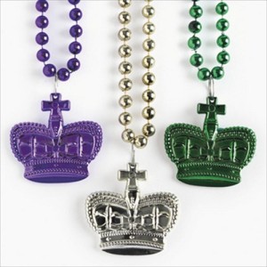 RTD-1905 : Metallic Crown Bead Necklace at HatsForDogs.com