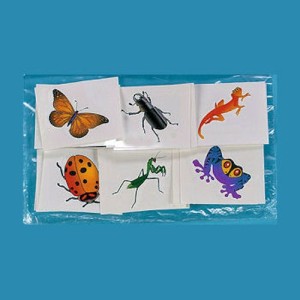 RTD-2004 : Insect and Reptile Tattoos 36-pack at HatsForDogs.com