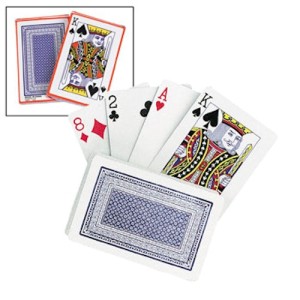 RTD-2006 : Deck of Large Playing Cards 5.5 Inch at HatsForDogs.com