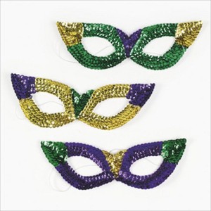 RTD-2158 : Sequin Mardi Gras Mask at HatsForDogs.com