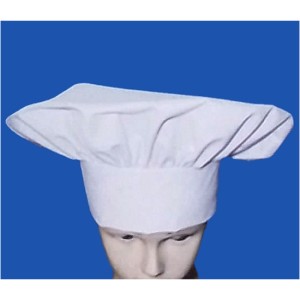 RTD-2451 : White Cloth Chef Hat at HatsForDogs.com