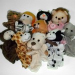 Soft 4-Legged Animal Hand Puppets