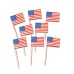RTD-259750 : 50 pcs American Flag Toothpicks Patriotic Cupcake Toppers 4th of July Party Picks at HatsForDogs.com RTD-259750 : 50 pcs American Flag Toothpicks Patriotic Cupcake Toppers 4th of July Party Picks at HatsForDogs.com