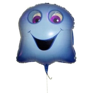 RTD-2642 : Giant Happy Ghost Halloween Balloon with Moving Eyes at HatsForDogs.com