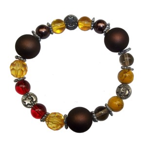 RTD-2776 : Magical Fall Beaded Bracelet at HatsForDogs.com