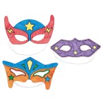 Color Your Own Superhero Mask