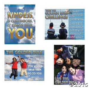 RTD-3257 : Golden Rule Kindness Posters 4 Piece Set at HatsForDogs.com