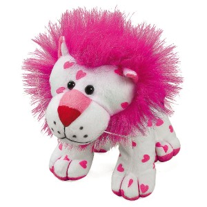 RTD-3288 : Plush Pink Hearts Lion at HatsForDogs.com