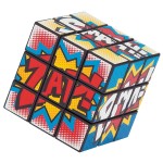 Superhero Action Words Mini Puzzle Cube