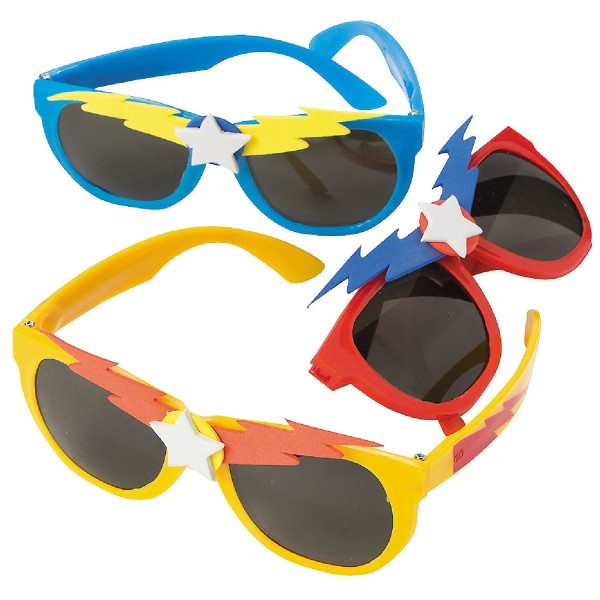 Plastic Superhero Sunglasses Plastic Superhero Sunglasses