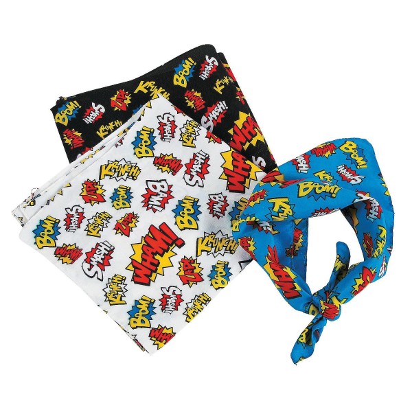 Superhero Bandana Scarf Superhero Bandana Scarf