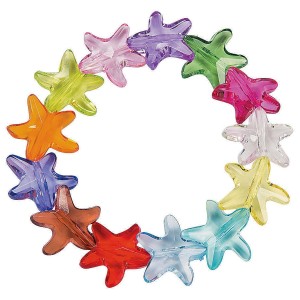 RTD-3433 : Colorful Starfish Stretchy Bracelet at HatsForDogs.com