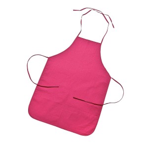 RTD-3468 : Childs Dark Pink Canvas Apron for Crafting or Painting at HatsForDogs.com