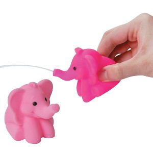 RTD-3561 : Pink Rubber Elephant Squirt at HatsForDogs.com