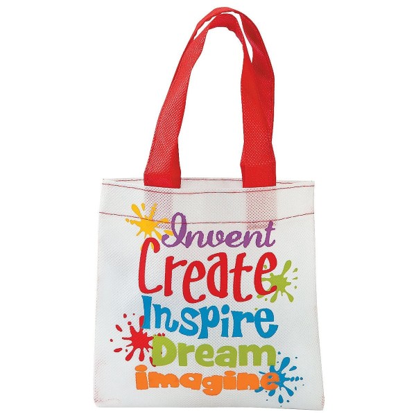 Mini Tote Bags for Little Artists Painting Craft Party Favor Kids Birthday Gift Mini Tote Bags for Little Artists Painting Craft Party Favor Kids Birthday Gift