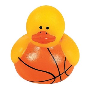 RTD-3594 : Basketball Mini Rubber Ducky at HatsForDogs.com