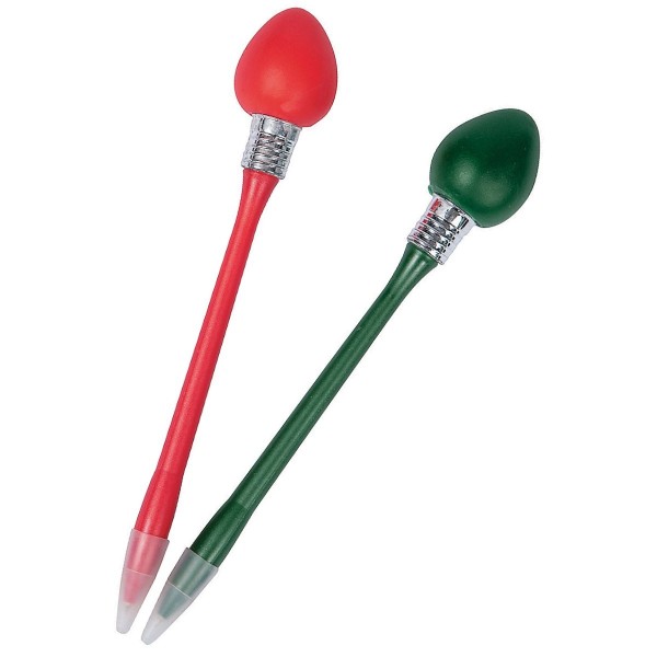 Light-Up Christmas Bulb Pen