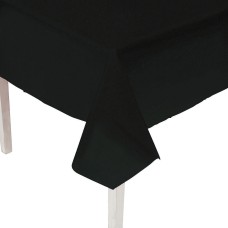 Black Plastic Tablecloth