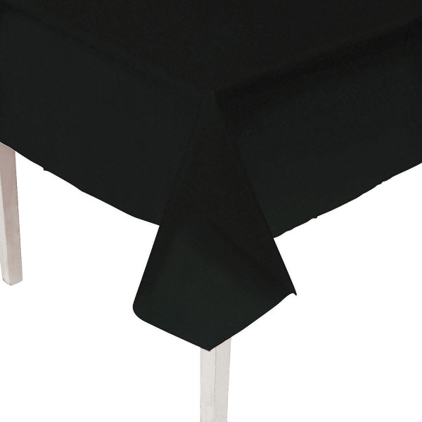 Black Plastic Tablecloth Black Plastic Tablecloth