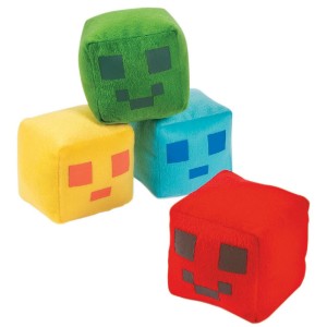 RTD-3767 : Plush 4 Inch Pixel Head for Roblox and Minecraft Fans at HatsForDogs.com