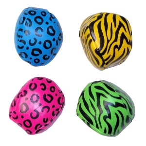 RTD-3922 : Neon Zoo Animal Safari Print Kick Balls at HatsForDogs.com