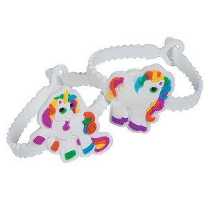 RTD-3939 : Unicorn Rubber Bracelets at HatsForDogs.com